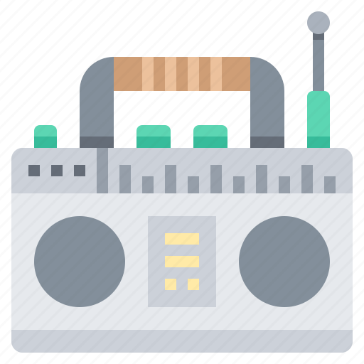 Audio, boombox, electronic, music, radio, sound icon - Download on Iconfinder