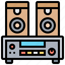 audio, music, player, speakers, stereo