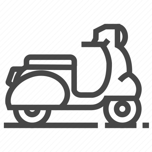 Hipster, piaggio, scooter, transport, vespa icon - Download on Iconfinder