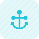 anchor, ship, sign, nautical