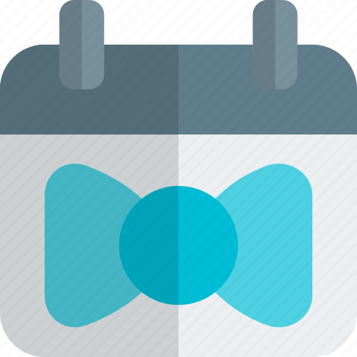 Bowtie, calendar, schedule icon - Download on Iconfinder