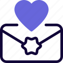 envelope, letter, heart