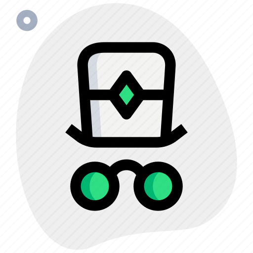 Hat, glasses, spectacles, eyeglass icon - Download on Iconfinder