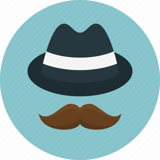 Accessories, hat, hipster, man, men, mustache icon - Download on Iconfinder