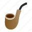 isometric, old, pipe, retro, search, smoke, vintage 