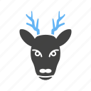 animal, decoration, deer, hornes, moose, reindeer, winter