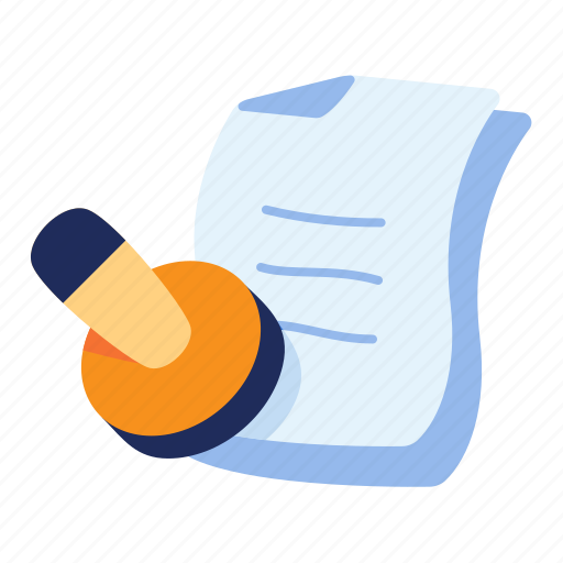 Stamp, job, agreement, document, paper icon - Download on Iconfinder