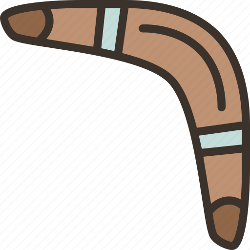 Boomerang, aboriginal, throw, weapon, tribal icon - Download on Iconfinder