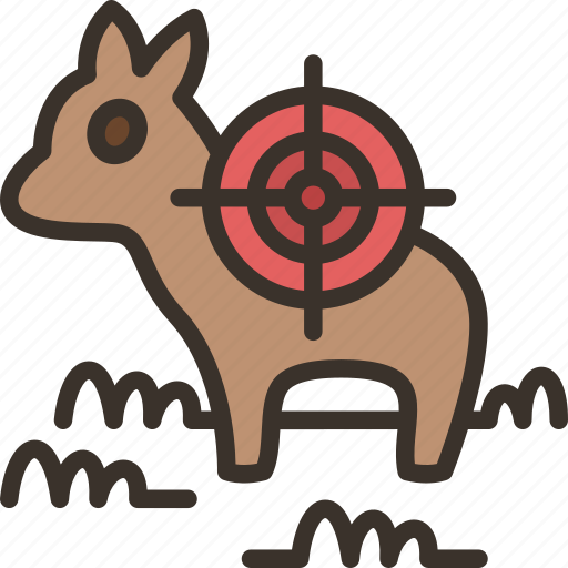 Hunting, animal, target, aiming, wild icon - Download on Iconfinder