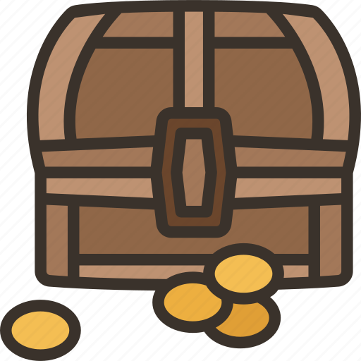 Treasure, chest, gold, wealth, ancient icon - Download on Iconfinder