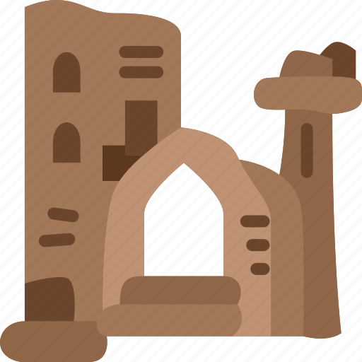Ruin, historic, heritage, ancient, architecture icon - Download on Iconfinder