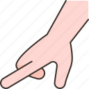 pointing, hand, gesture, indicate, direct