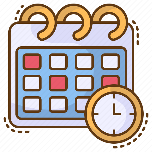 Calendar, clock, deadline, time, business icon - Download on Iconfinder