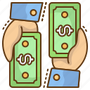 cash, hand, transaction, money, payment