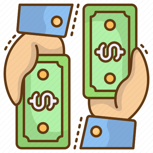 Cash, hand, transaction, money, payment icon - Download on Iconfinder