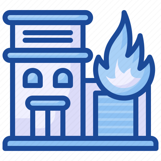 Fire, house, accident, burning, flame icon - Download on Iconfinder