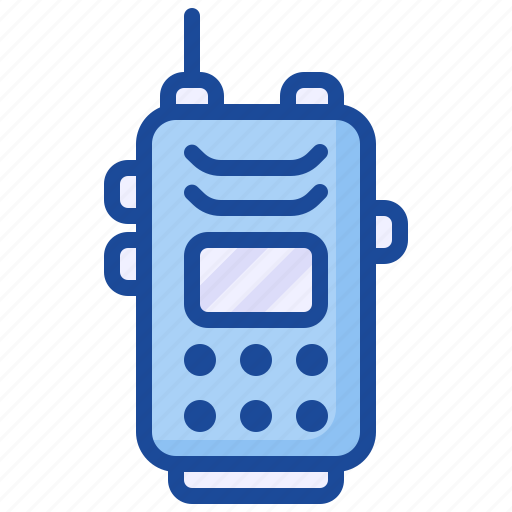 Walkie, talkie, ht, handheld, transceiver, communication icon - Download on Iconfinder