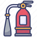 extinguisher, fire, security, protection, safety, warning