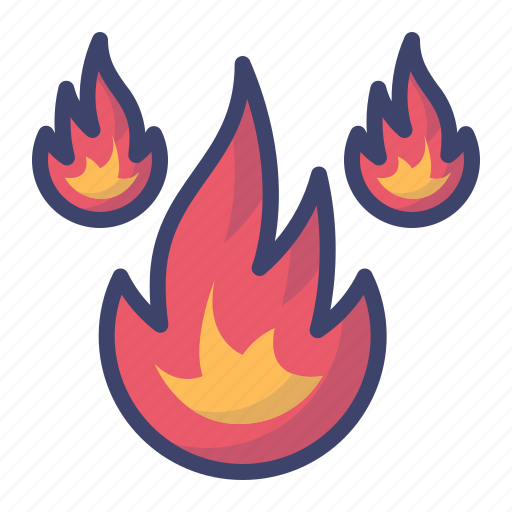 Fire, flame, burn, hot, burning icon - Download on Iconfinder