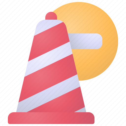 Cone, cauntion, block, stop, traffic icon - Download on Iconfinder
