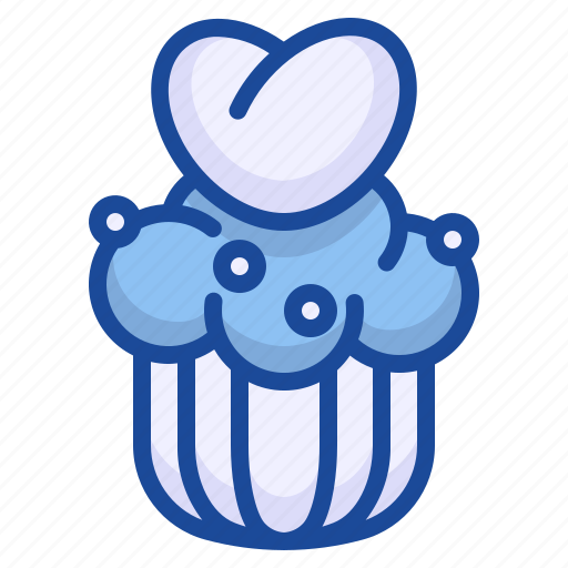 Cake, cream, cupcake, dessert, sweet, love icon - Download on Iconfinder
