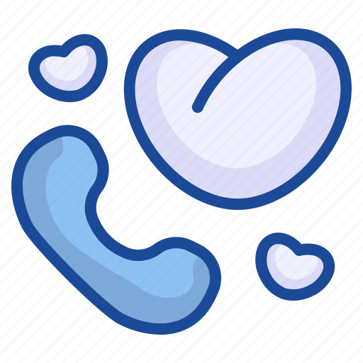 Call, love, contact, heart, telephone icon - Download on Iconfinder