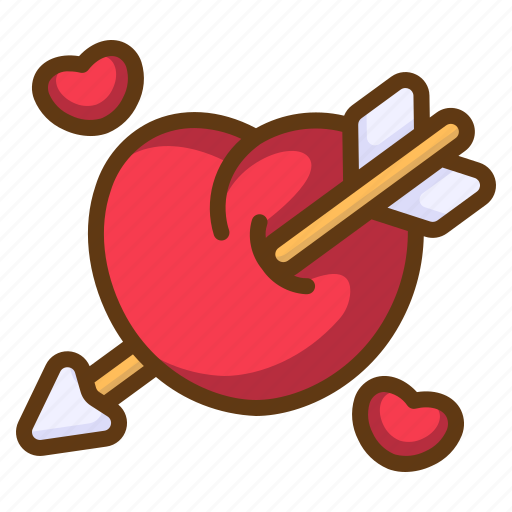 Arrow, love, heart, romance, sweet icon - Download on Iconfinder