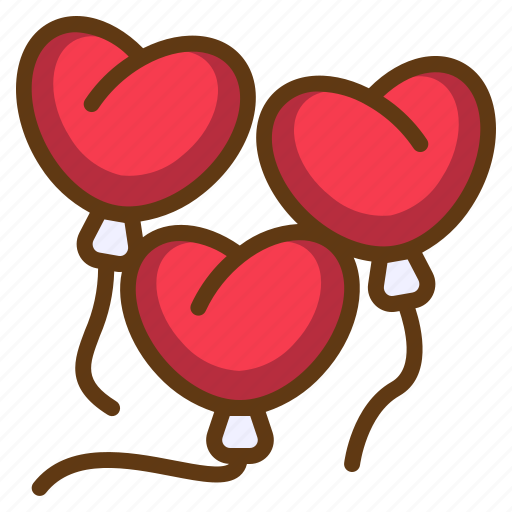 Balloon, heart, love, party, romance icon - Download on Iconfinder