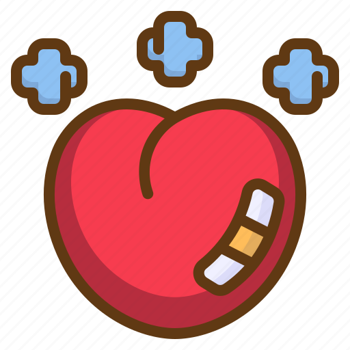 Carelove, healthy, heart, sick, pain icon - Download on Iconfinder