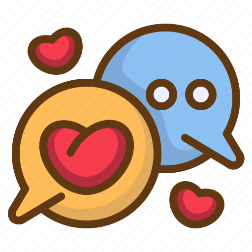 Chat, love, heart, message, romance icon - Download on Iconfinder