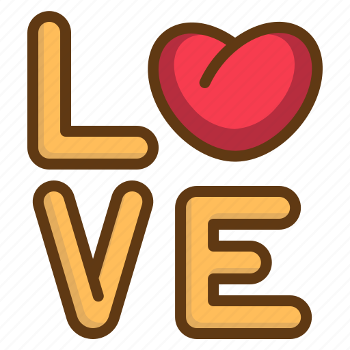 Love, heart, text, day, romantic, romance icon - Download on Iconfinder