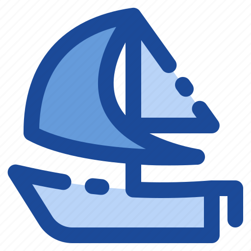 Boat, sailing, sailboat, yacht icon - Download on Iconfinder