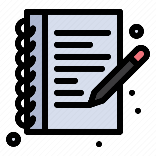Book, hobbies, hobby, note, write icon - Download on Iconfinder