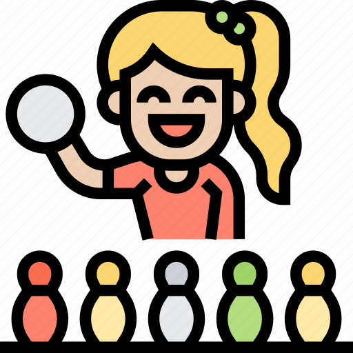 Bowling, game, pins, strike, leisure icon - Download on Iconfinder