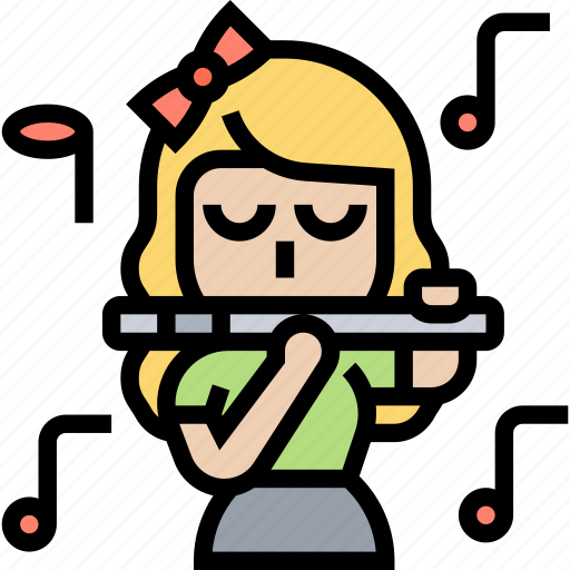 Musician, flute, performer, music, melody icon - Download on Iconfinder