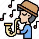 saxophonist, musician, jazz, performer, artist