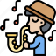 saxophonist, musician, jazz, performer, artist 