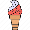 ice cream, dessert, sweet, food, cream, summer, ice, cone, popsicle