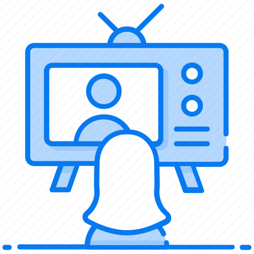 Watch tv, entertainment, home cinema, watching television, leisure activity icon - Download on Iconfinder