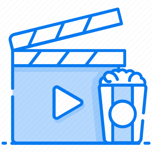 Cinema, clapperboard, slat board, clapstick, clapper, sync slate, cinematography icon - Download on Iconfinder