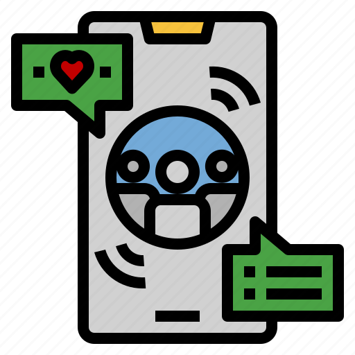 Chatting, video, call, freetime, chat, conversation icon - Download on Iconfinder