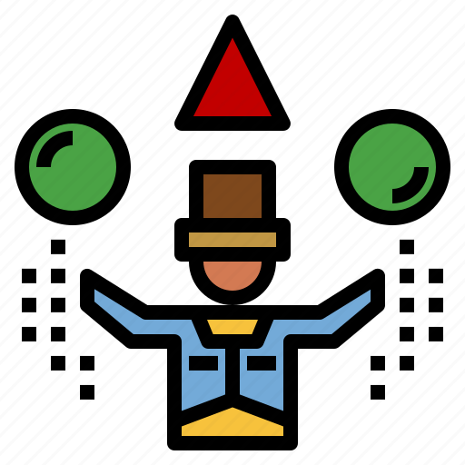 Juggling, wizardry, entertainment, magic, circus icon - Download on Iconfinder