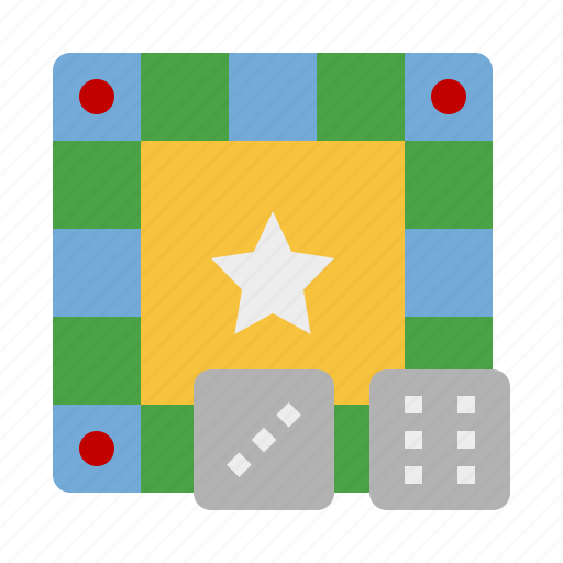 Board, game, dice, fun, freetime, gaming icon - Download on Iconfinder