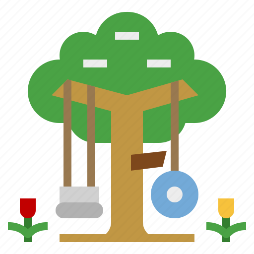 Swing, playground, leisure, childhood, vacation icon - Download on Iconfinder