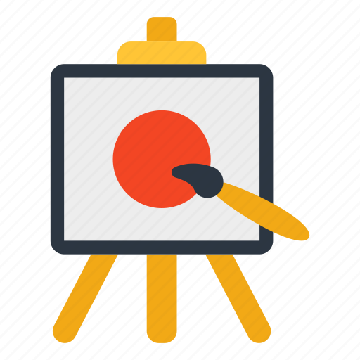 Painting, artwork, canvas, easel board, artboard icon - Download on Iconfinder