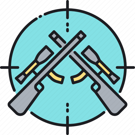 Hunting, hunting rifle, marksman, rifle, shooting icon - Download on Iconfinder