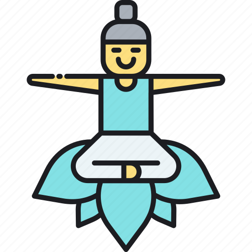 Meditate, meditation, mindful, mindfulness, yoga, yoga guru, yoga teacher icon - Download on Iconfinder