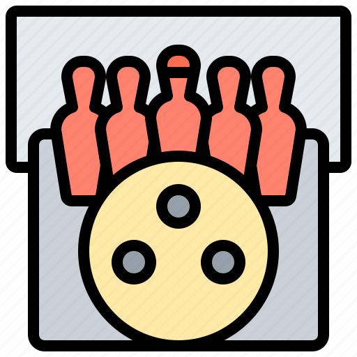 Ball, bowling, hobby, lane, pin icon - Download on Iconfinder
