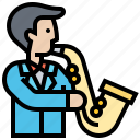 instrument, jazz, musician, saxophonist, song
