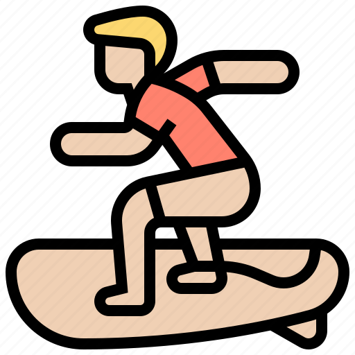 Board, ocean, sport, surfing, wave icon - Download on Iconfinder